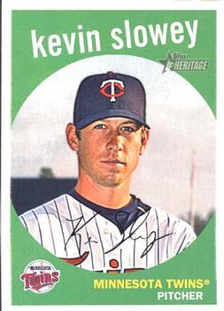 #687 Kevin Slowey - Minnesota Twins - 2008 Topps Heritage Baseball