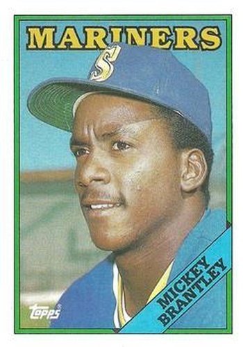 #687 Mickey Brantley - Seattle Mariners - 1988 Topps Baseball