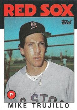 #687 Mike Trujillo - Boston Red Sox - 1986 Topps Baseball
