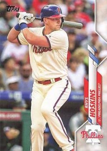 #687 Rhys Hoskins - Philadelphia Phillies - 2020 Topps Baseball