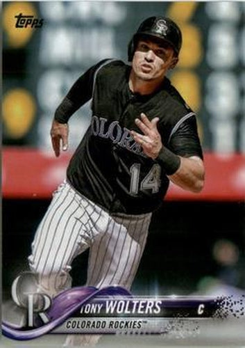 #688 Tony Wolters - Colorado Rockies - 2018 Topps Baseball