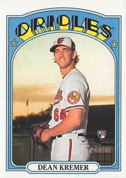 #689 Dean Kremer - Baltimore Orioles - 2021 Topps Heritage Baseball