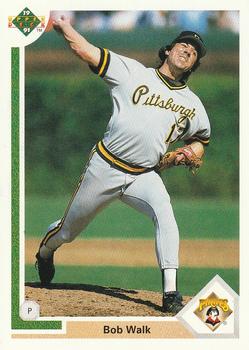 #689 Bob Walk - Pittsburgh Pirates - 1991 Upper Deck Baseball