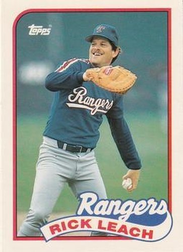 #68T Rick Leach - Texas Rangers - 1989 Topps Traded Baseball