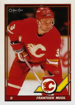 #68 Frantisek Musil - Calgary Flames - 1991-92 O-Pee-Chee Hockey
