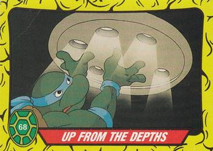 #68 Up from the Depths - 1989 O-Pee-Chee Teenage Mutant Ninja Turtles