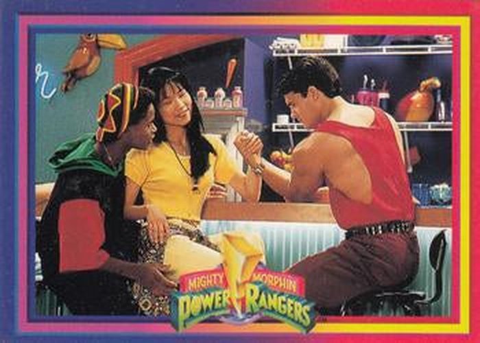 #68 Time To Relax - 1994 Collect-A-Card Power Rangers
