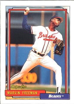 #68 Marvin Freeman - Atlanta Braves - 1992 O-Pee-Chee Baseball