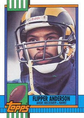 #68 Flipper Anderson - Los Angeles Rams - 1990 Topps Football