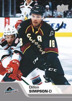 #68 Dillon Simpson - Cleveland Monsters - 2020-21 Upper Deck AHL Hockey