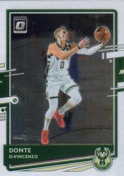 #68 Donte DiVincenzo - Milwaukee Bucks - 2020-21 Donruss Optic Basketball