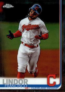 #68 Francisco Lindor - Cleveland Indians - 2019 Topps Chrome Baseball