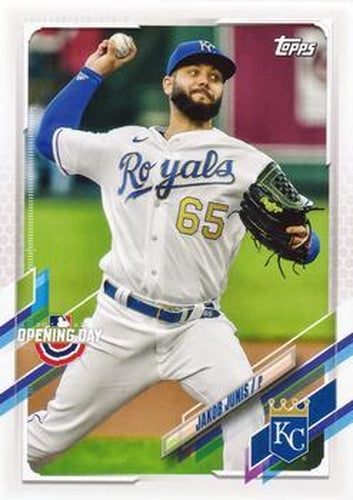 #68 Jakob Junis - Kansas City Royals - 2021 Topps Opening Day Baseball