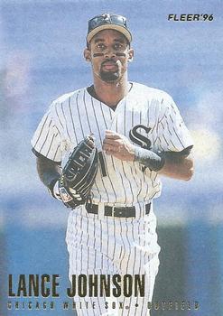 #68 Lance Johnson - Chicago White Sox - 1996 Fleer Baseball