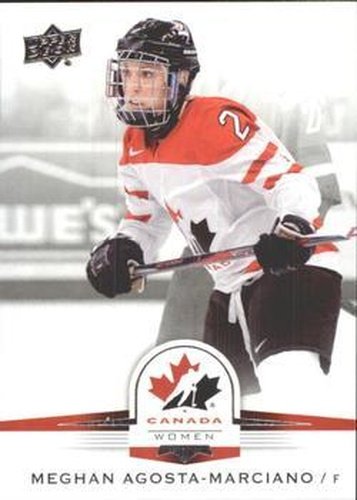 #68 Meghan Agosta-Marciano - Canada - 2014-15 Upper Deck Team Canada Juniors Hockey