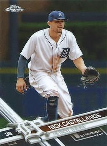 #68 Nick Castellanos - Detroit Tigers - 2017 Topps Chrome Baseball