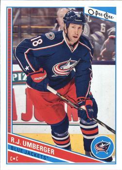 #68 R.J. Umberger - Columbus Blue Jackets - 2013-14 O-Pee-Chee Hockey
