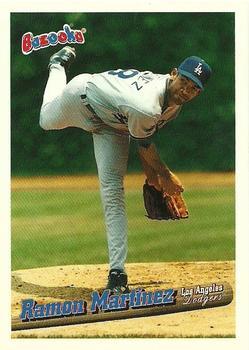 #68 Ramon Martinez - Los Angeles Dodgers - 1996 Bazooka Baseball