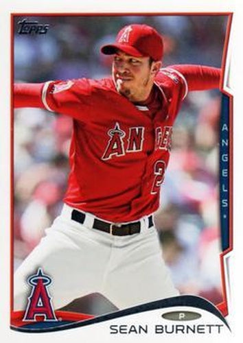 #68 Sean Burnett - Los Angeles Angels - 2014 Topps Baseball