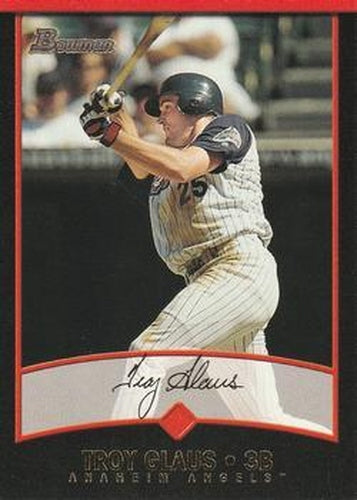 #68 Troy Glaus - Anaheim Angels - 2001 Bowman Baseball
