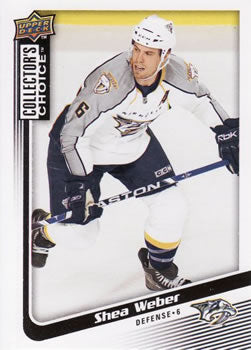 #68 Shea Weber - Nashville Predators - 2009-10 Collector's Choice Hockey