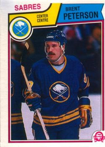 #68 Brent Peterson - Buffalo Sabres - 1983-84 O-Pee-Chee Hockey
