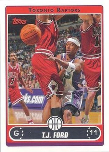#68 T.J. Ford - Toronto Raptors - 2006-07 Topps Basketball