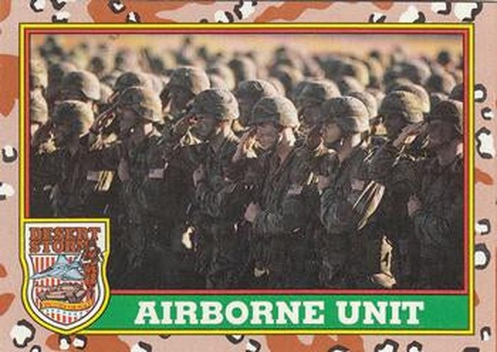 #68 Airborne Unit - 1991 Topps Desert Storm