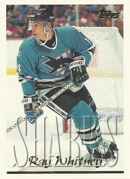 #68 Ray Whitney - San Jose Sharks - 1995-96 Topps Hockey