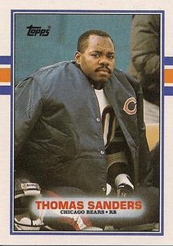 #68 Thomas Sanders - Chicago Bears - 1989 Topps Football