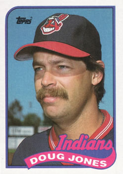 #690 Doug Jones - Cleveland Indians - 1989 Topps Baseball