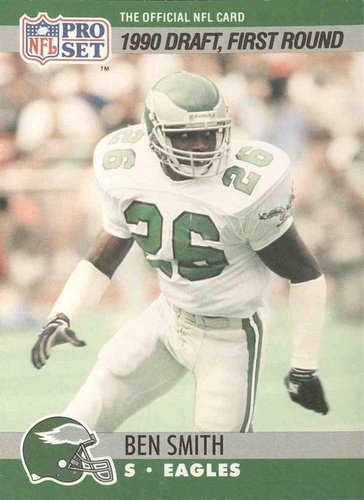 #690 Ben Smith - Philadelphia Eagles - 1990 Pro Set Football