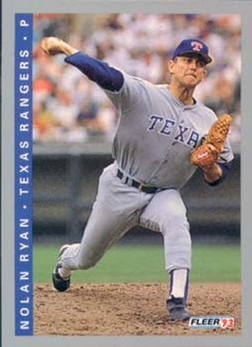 #690 Nolan Ryan - Texas Rangers - 1993 Fleer Baseball