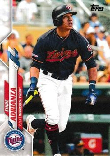 #690 Ehire Adrianza - Minnesota Twins - 2020 Topps Baseball