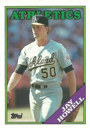 #690 Jay Howell - Oakland Athletics - 1988 Topps Baseball