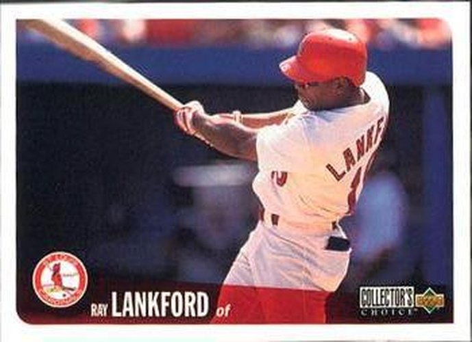 #690 Ray Lankford - St. Louis Cardinals - 1996 Collector's Choice Baseball