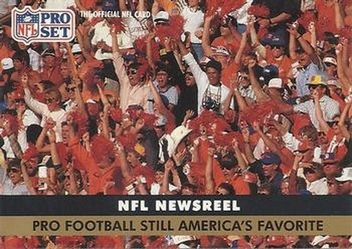 #690 NFL Newsreel - Denver Broncos - 1991 Pro Set Football
