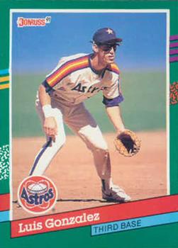 #690 Luis Gonzalez - Houston Astros - 1991 Donruss Baseball