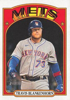 #691 Travis Blankenhorn - New York Mets - 2021 Topps Heritage Baseball