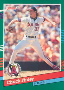 #692 Chuck Finley - California Angels - 1991 Donruss Baseball