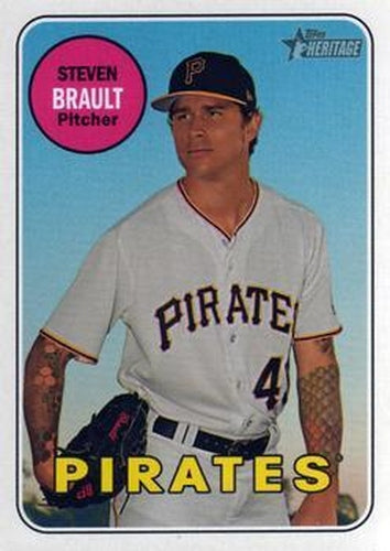 #692 Steven Brault - Pittsburgh Pirates - 2018 Topps Heritage Baseball
