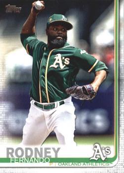 #692a Fernando Rodney - Oakland Athletics - 2019 Topps Baseball