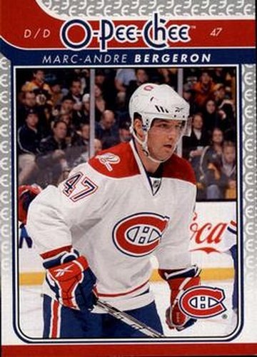 #693 Marc-Andre Bergeron - Montreal Canadiens - 2009-10 O-Pee-Chee Hockey