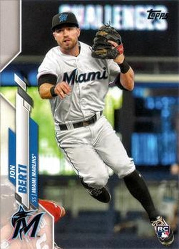 #693 Jon Berti - Miami Marlins - 2020 Topps Baseball