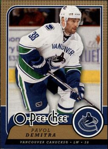 #694 Pavol Demitra - Vancouver Canucks - 2008-09 O-Pee-Chee Hockey