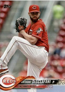 #694 Anthony DeSclafani - Cincinnati Reds - 2018 Topps Baseball