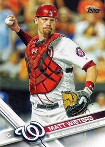 #694 Matt Wieters - Washington Nationals - 2017 Topps Baseball