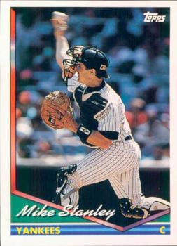 #695 Mike Stanley - New York Yankees - 1994 Topps Baseball