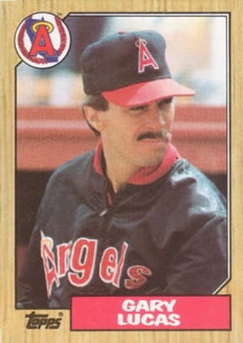 #696 Gary Lucas - California Angels - 1987 Topps Baseball