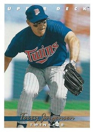 #697 Terry Jorgensen - Minnesota Twins - 1993 Upper Deck Baseball